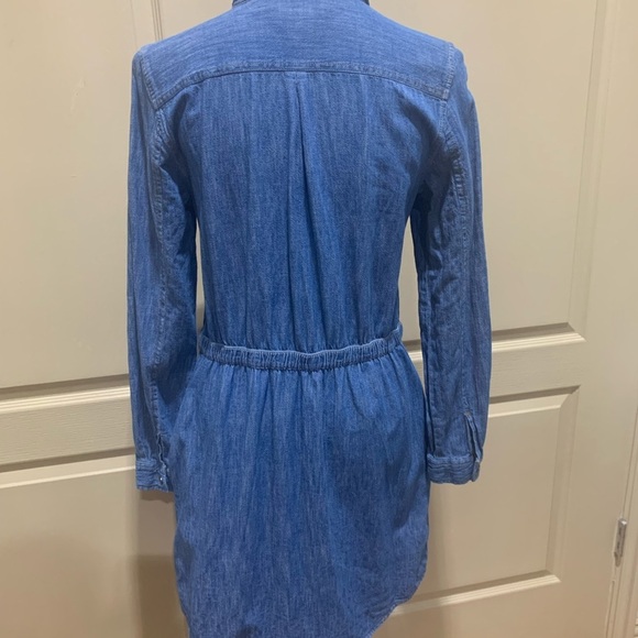 Tommy Hilfiger Long Sleeve Denim Button Down Dress M - Picture 7 of 9